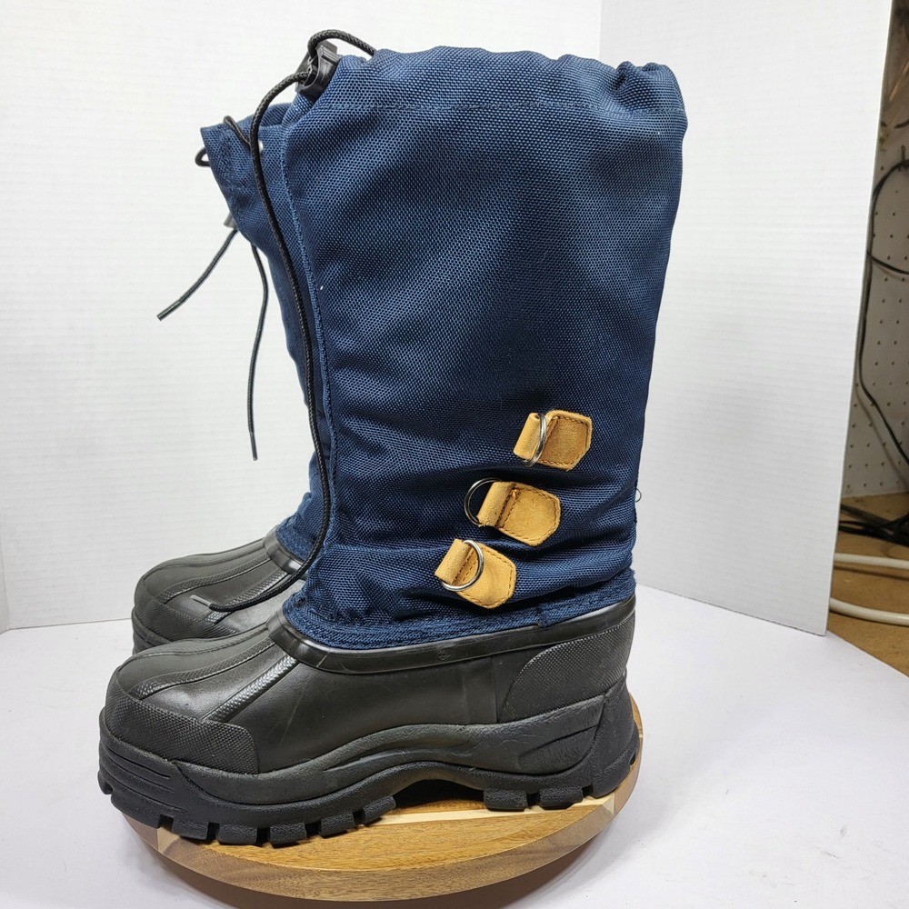 LaCrosse‎ Women Vintage Y2K Navy Blue Waterproof Pac Winter Snow Boots Size 6